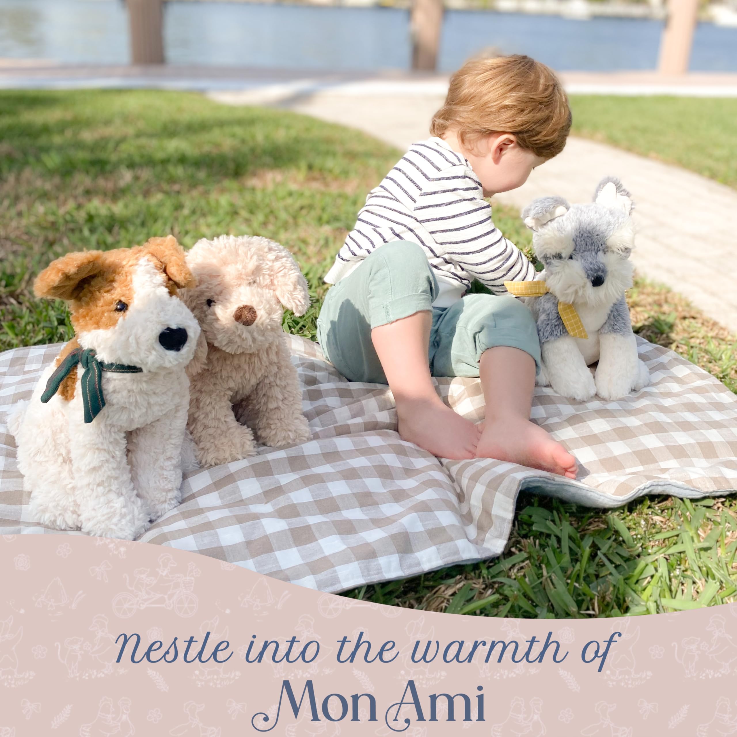 Amazon.com: MON AMI Jacques The Jack Russell Plush Dog | 12 Inch